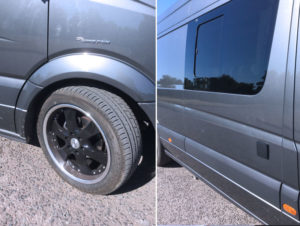 Merc Sprinter - Sports Tourer | 20” black / Chrome alloy wheels