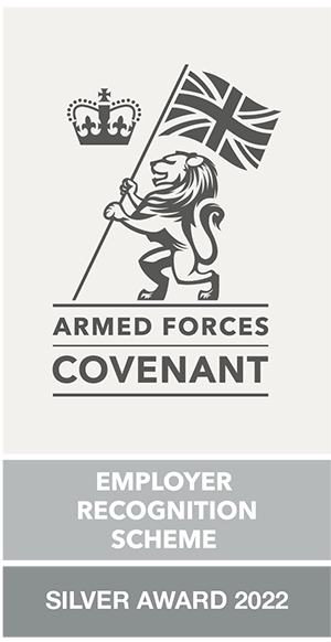 Armed Forces Covenant Employer Recognition Scheme Silver Award 2022