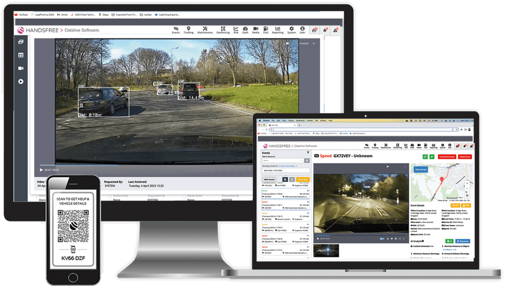 Datalive software on desktop, laptop and mobile screens as part of safety culture.